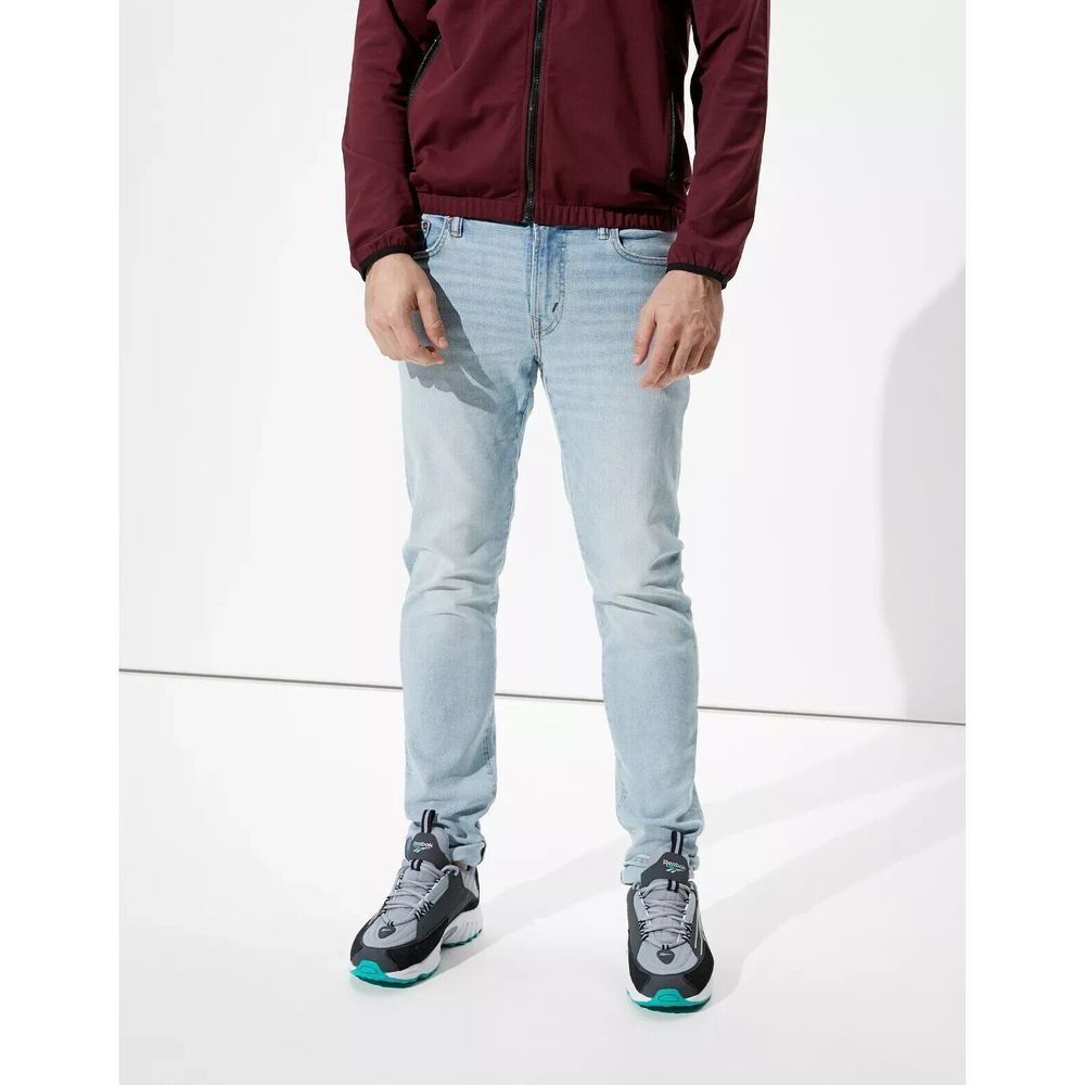 American Eagle Mens Airflex Slim Jean in Blue‎ Daylight Size 28x28